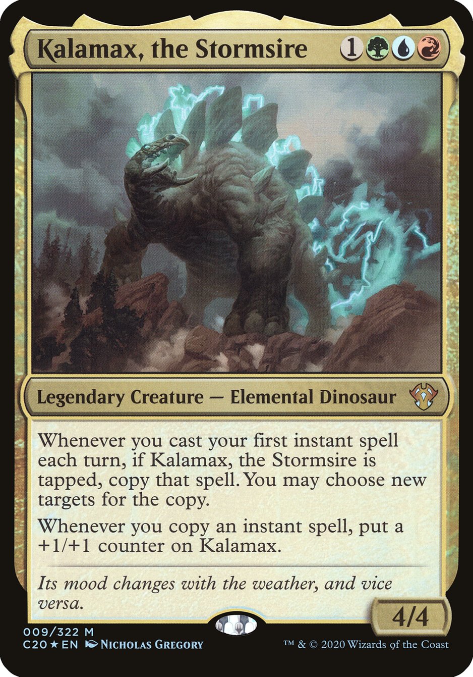 Kalamax, the Stormsire (Oversized) [Commander 2020 Oversized] | Gear Gaming Bentonville