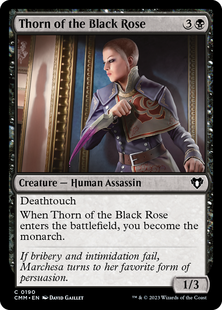 Thorn of the Black Rose [Commander Masters] | Gear Gaming Bentonville