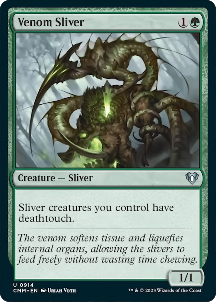 Venom Sliver [Commander Masters] | Gear Gaming Bentonville