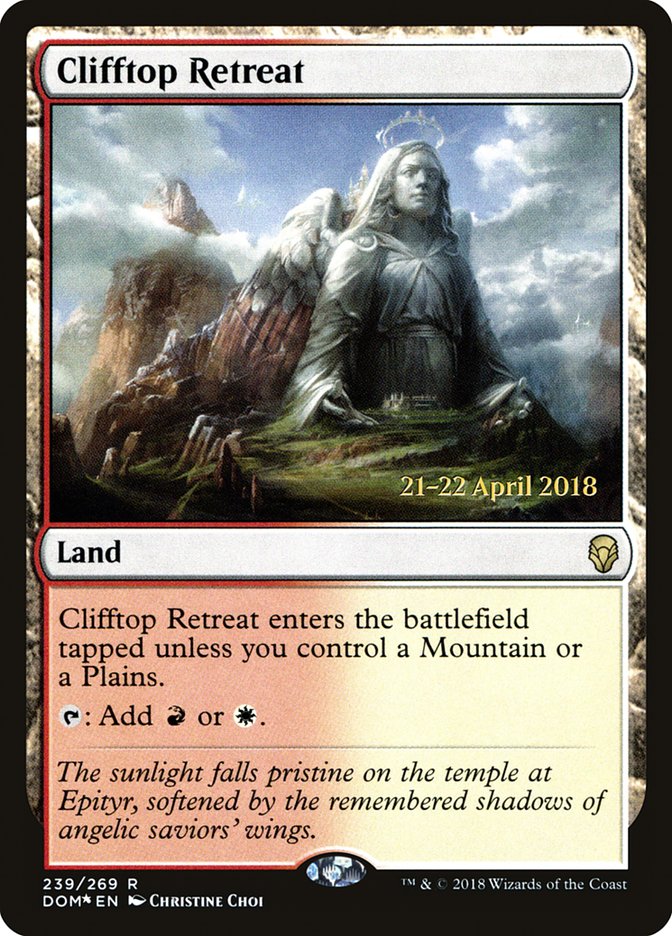 Clifftop Retreat [Dominaria Prerelease Promos] | Gear Gaming Bentonville