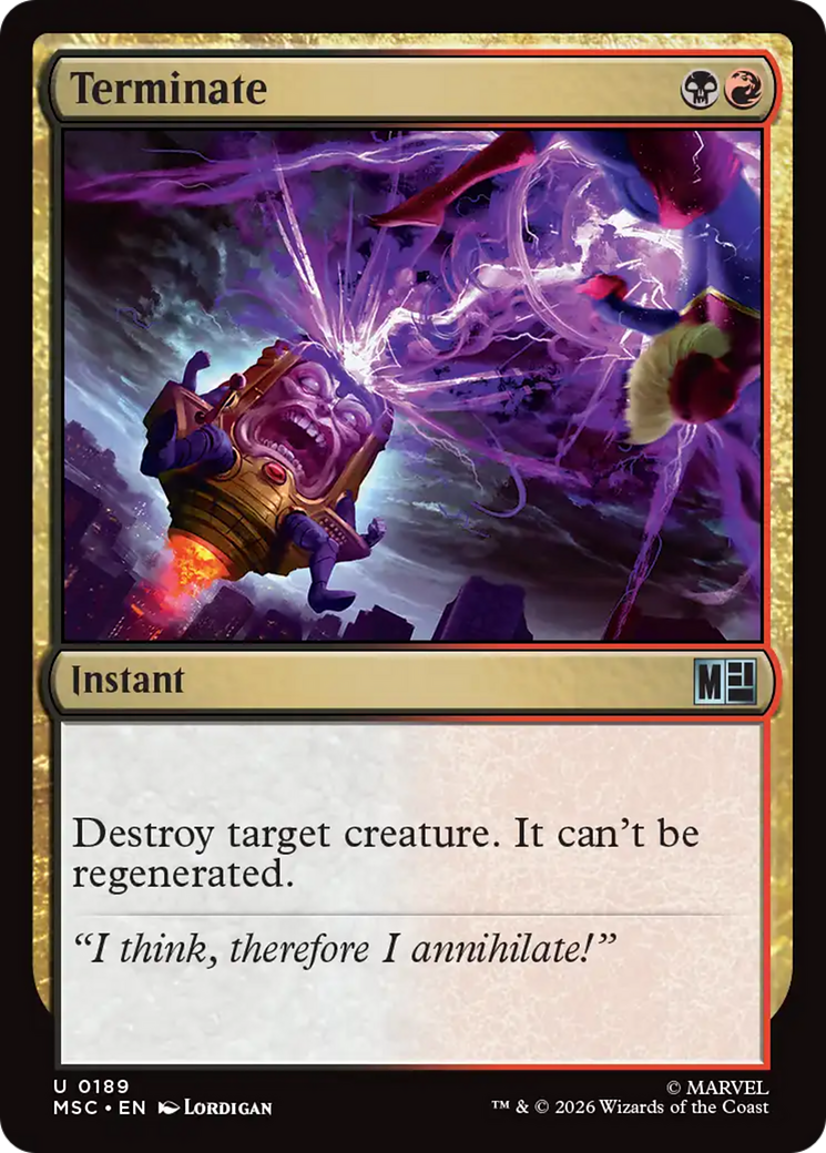 Terminate [Marvel Super Heroes Commander] | Gear Gaming Bentonville
