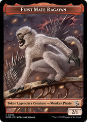 First Mate Ragavan // Phyrexian Saproling Double-Sided Token [March of the Machine Tokens] | Gear Gaming Bentonville