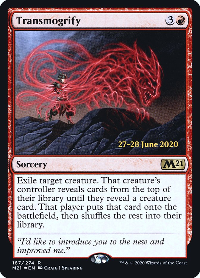 Transmogrify [Core Set 2021 Prerelease Promos] | Gear Gaming Bentonville