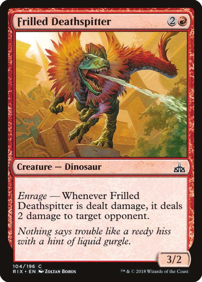 Frilled Deathspitter [Rivals of Ixalan] | Gear Gaming Bentonville