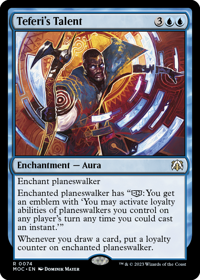 Teferi's Talent [March of the Machine Commander] | Gear Gaming Bentonville