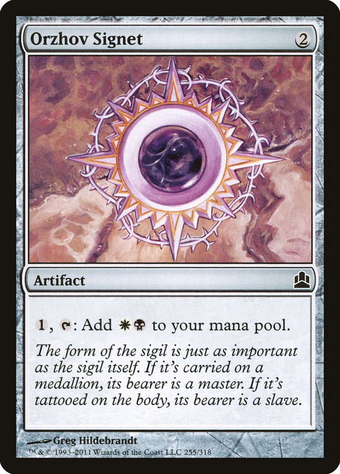 Orzhov Signet [Commander 2011] | Gear Gaming Bentonville