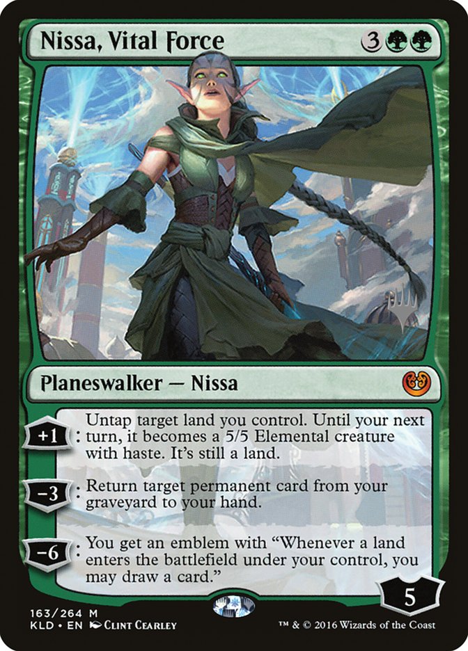 Nissa, Vital Force (Promo Pack) [Kaladesh Promos] | Gear Gaming Bentonville