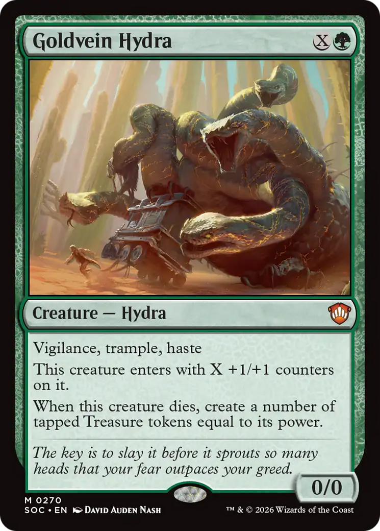 Goldvein Hydra [Secrets of Strixhaven Commander] | Gear Gaming Bentonville