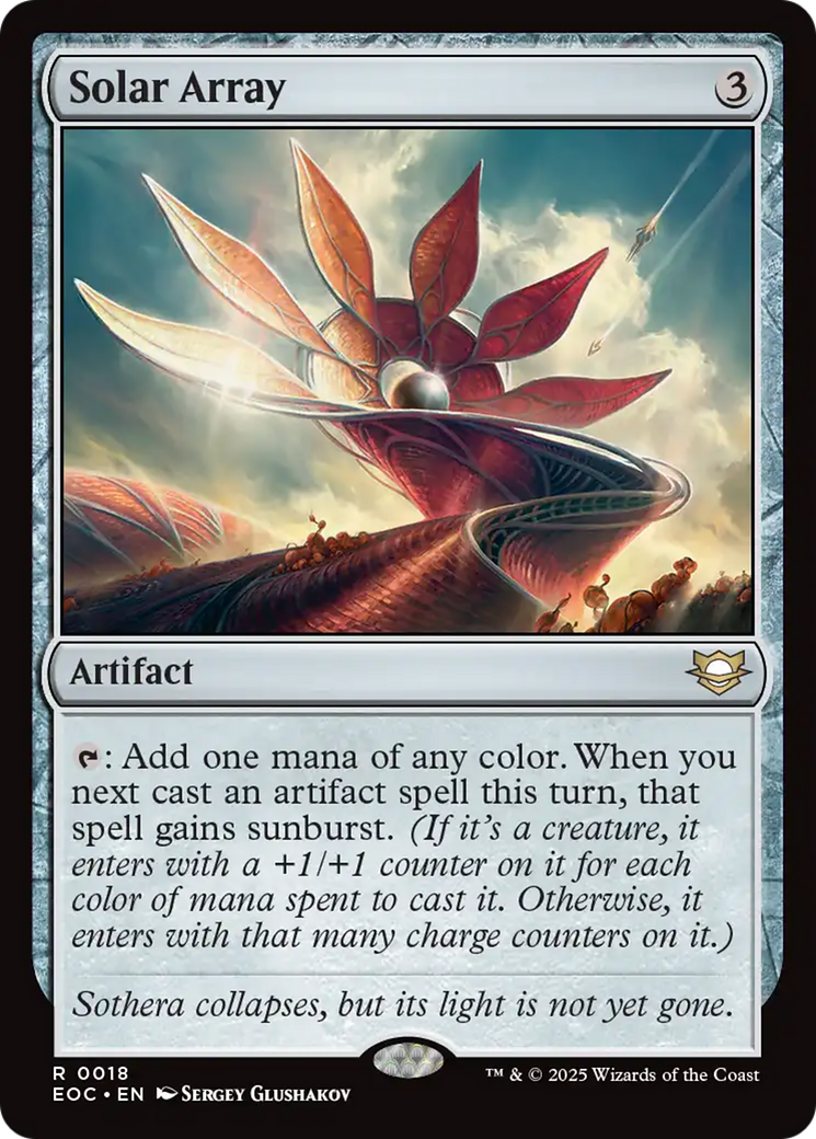 Solar Array [Edge of Eternities Commander] | Gear Gaming Bentonville