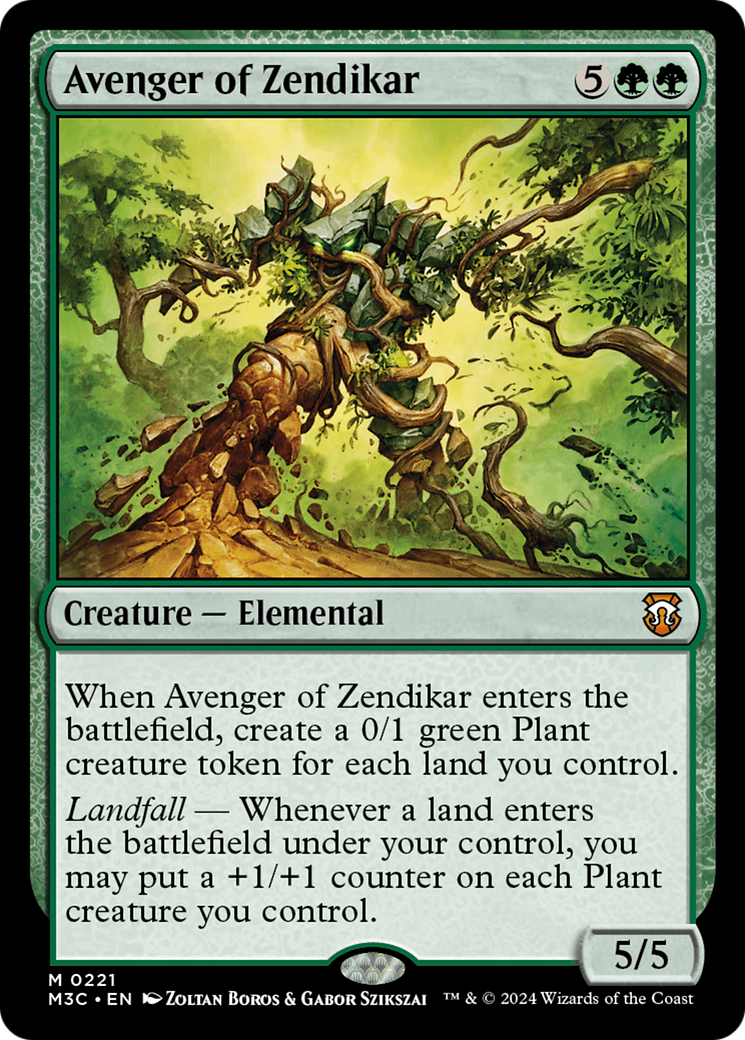 Avenger of Zendikar (Ripple Foil) [Modern Horizons 3 Commander] | Gear Gaming Bentonville