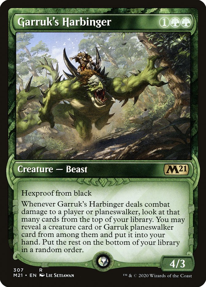 Garruk's Harbinger (Showcase) [Core Set 2021] | Gear Gaming Bentonville