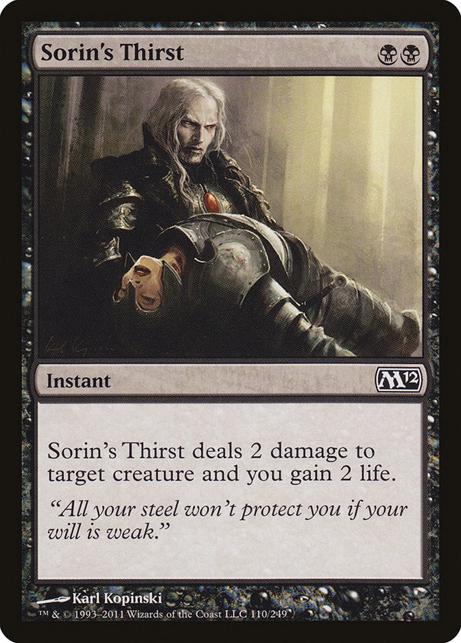 Sorin's Thirst [Magic 2012] | Gear Gaming Bentonville