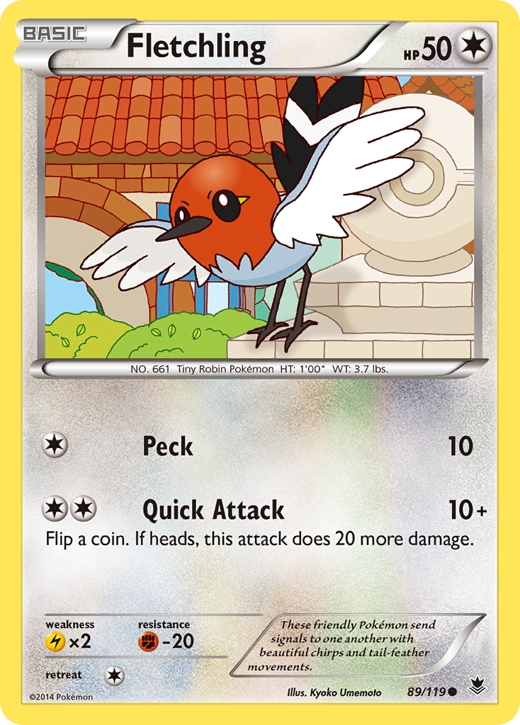 Fletchling (89/119) [XY: Phantom Forces] | Gear Gaming Bentonville