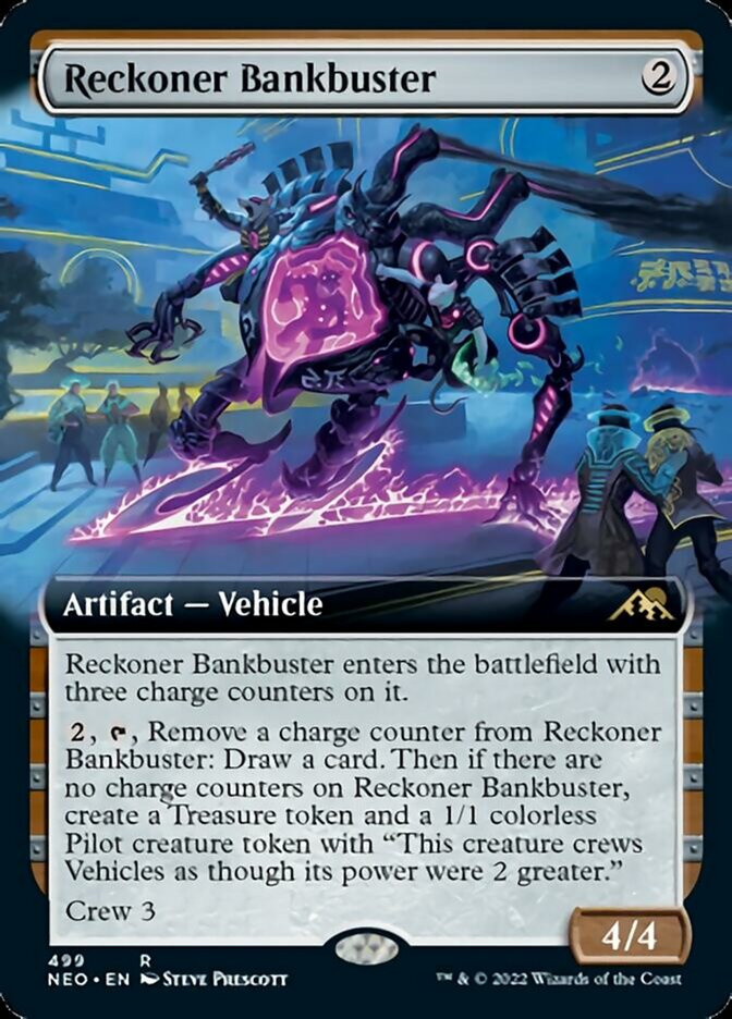 Reckoner Bankbuster (Extended Art) [Kamigawa: Neon Dynasty] | Gear Gaming Bentonville