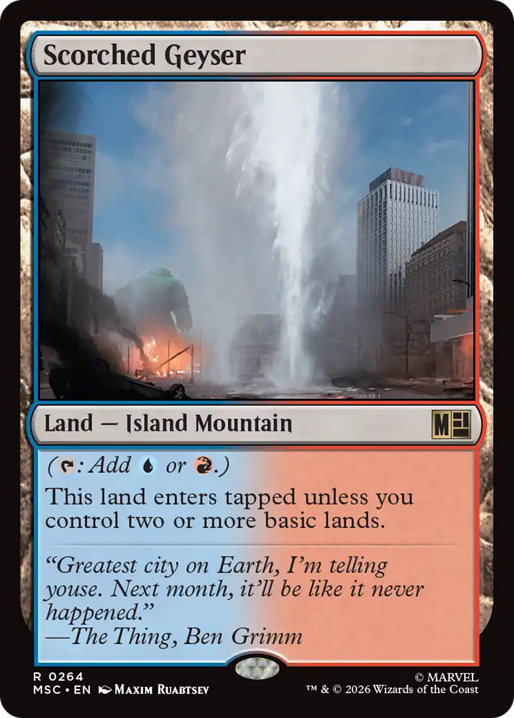Scorched Geyser [Marvel Super Heroes Commander] | Gear Gaming Bentonville