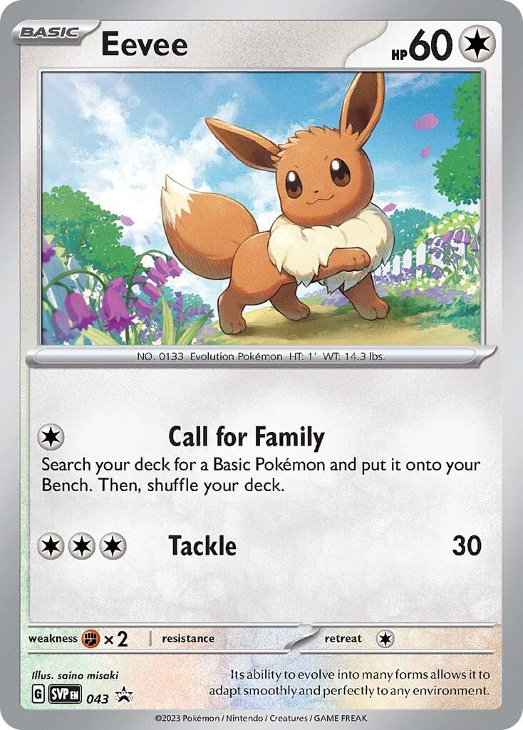 Eevee (043) [Scarlet & Violet: Black Star Promos] | Gear Gaming Bentonville