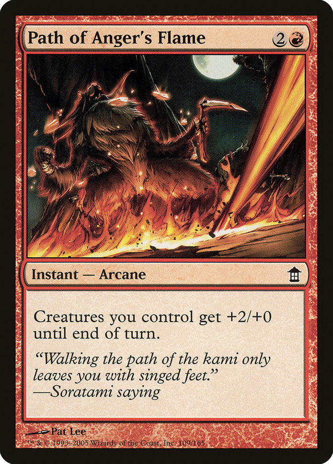 Path of Anger's Flame [Saviors of Kamigawa] | Gear Gaming Bentonville