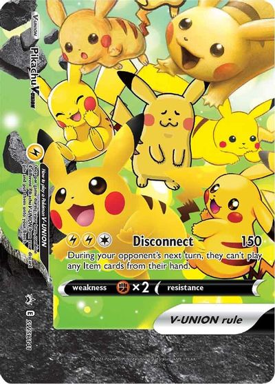 Pikachu V-UNION (SWSH141) (Celebrations) [Sword & Shield: Black Star Promos] | Gear Gaming Bentonville