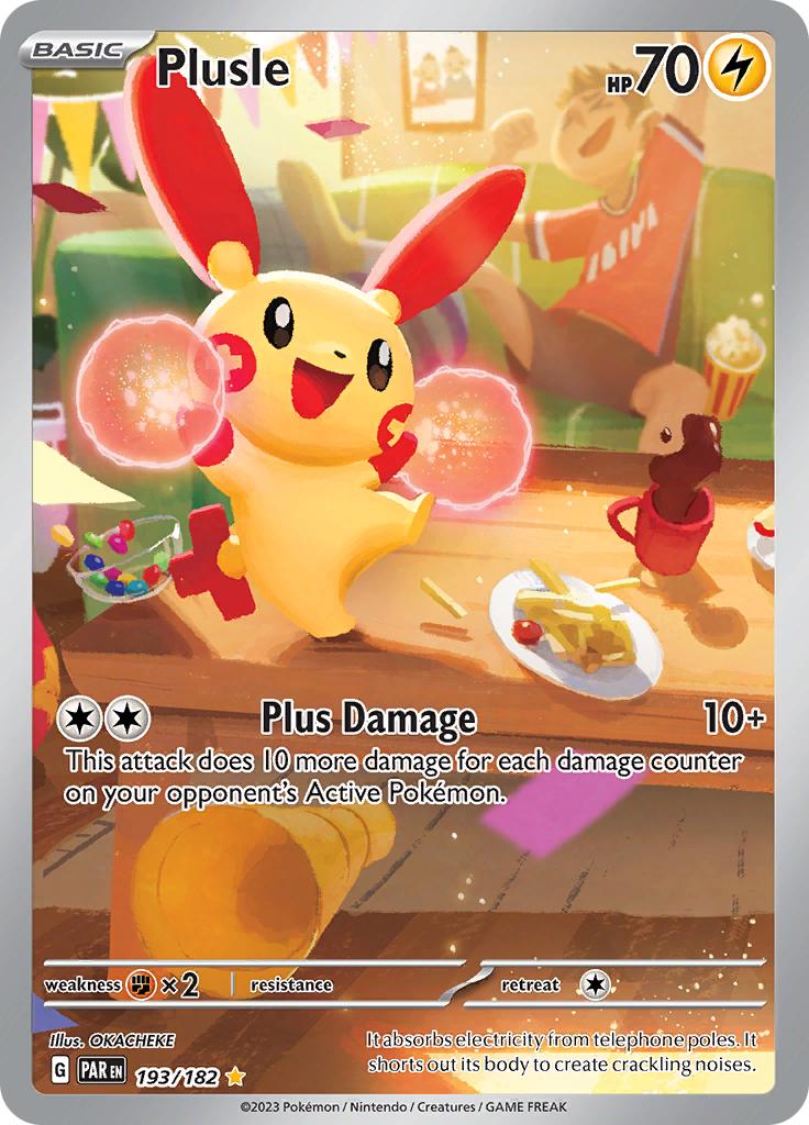 Plusle (193/182) [Scarlet & Violet: Paradox Rift] | Gear Gaming Bentonville