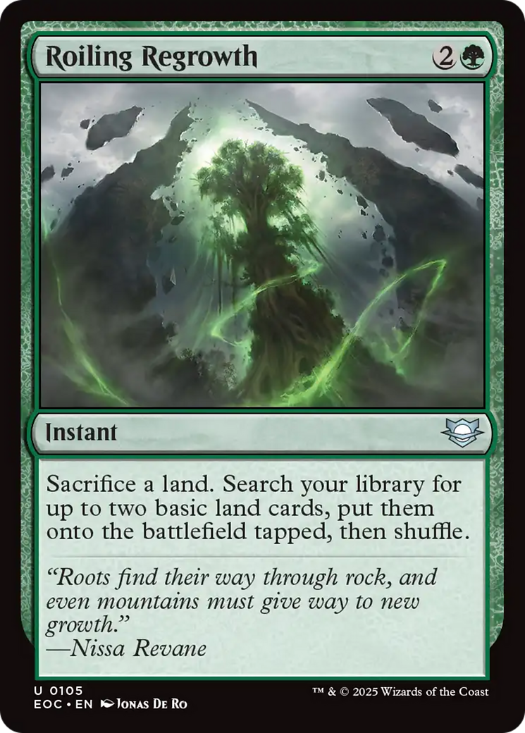 Roiling Regrowth [Edge of Eternities Commander] | Gear Gaming Bentonville