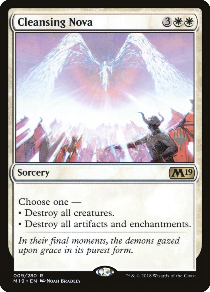 Cleansing Nova (Promo Pack) [Core Set 2019 Promos] | Gear Gaming Bentonville