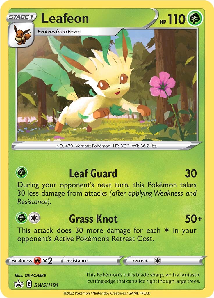 Leafeon (SWSH191) [Sword & Shield: Black Star Promos] | Gear Gaming Bentonville