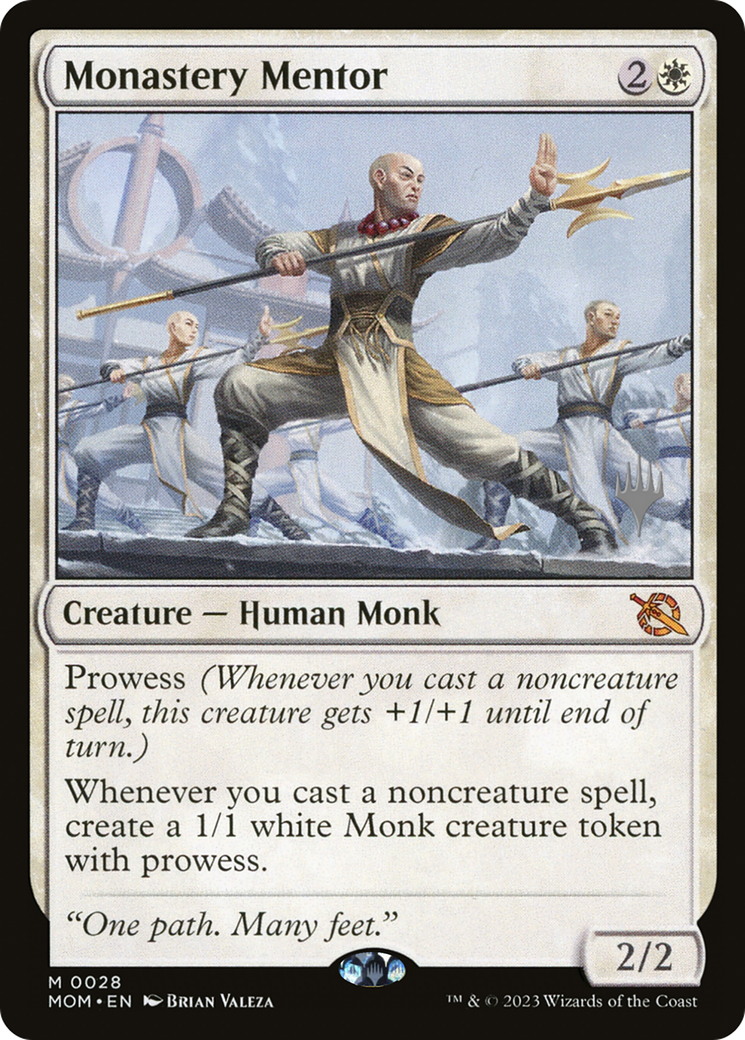 Monastery Mentor (Promo Pack) [March of the Machine Promos] | Gear Gaming Bentonville