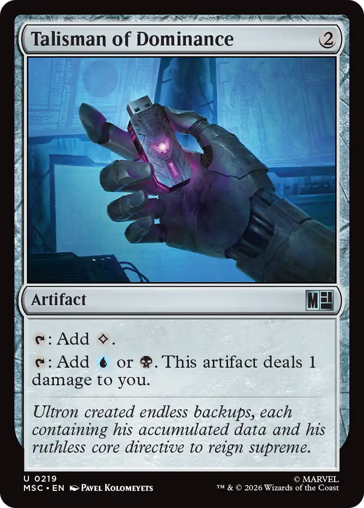 Talisman of Dominance (Surge Foil) [Marvel Super Heroes Commander] | Gear Gaming Bentonville