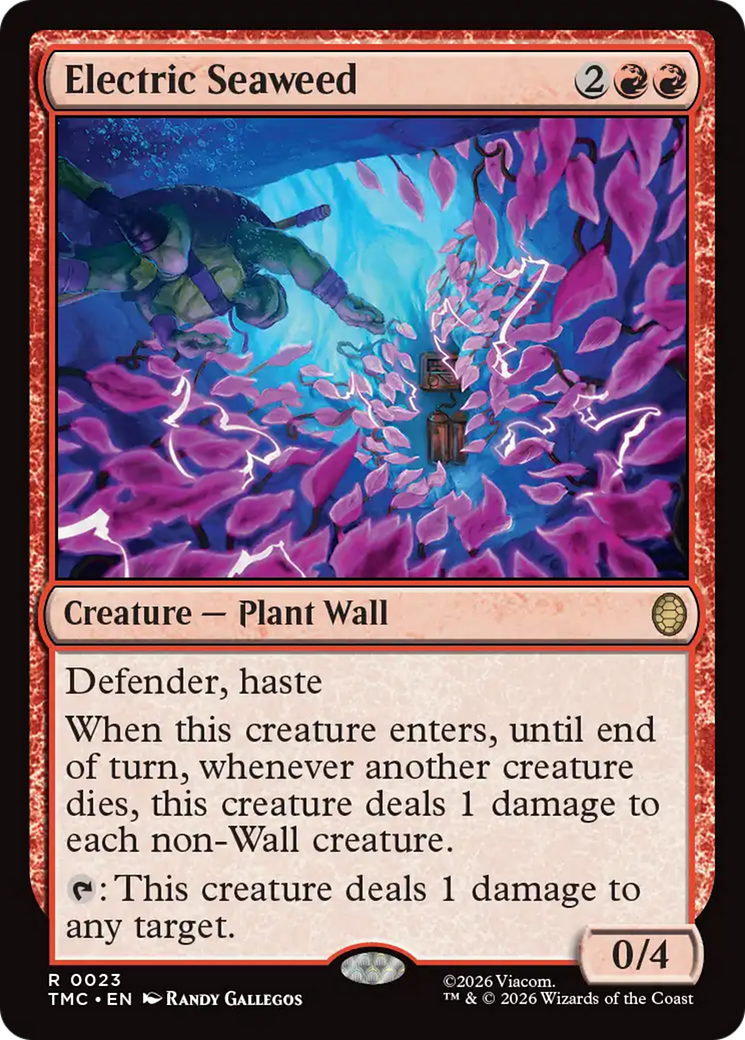 Electric Seaweed [Teenage Mutant Ninja Turtles Commander] | Gear Gaming Bentonville