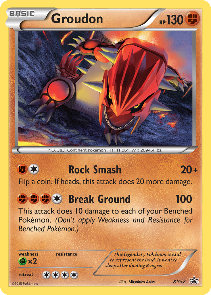 Groudon (XY52) [XY: Black Star Promos] | Gear Gaming Bentonville