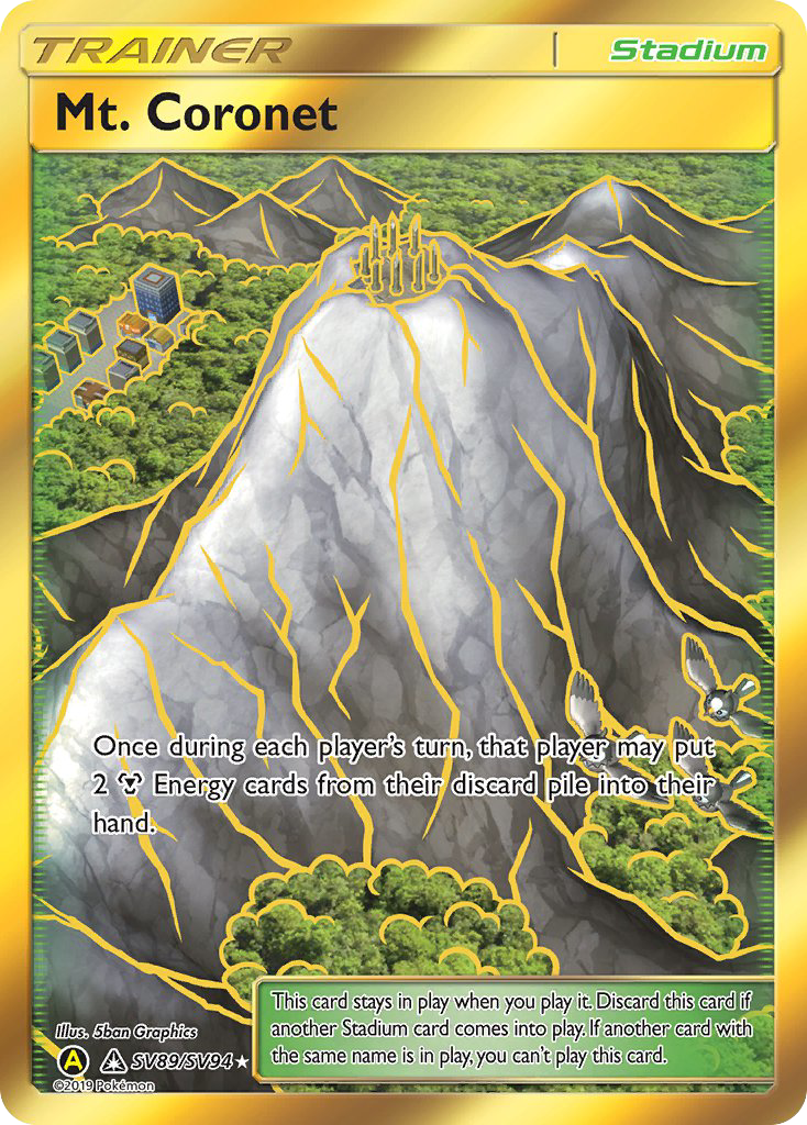 Mt. Coronet (SV89/SV94) [Sun & Moon: Hidden Fates - Shiny Vault] | Gear Gaming Bentonville