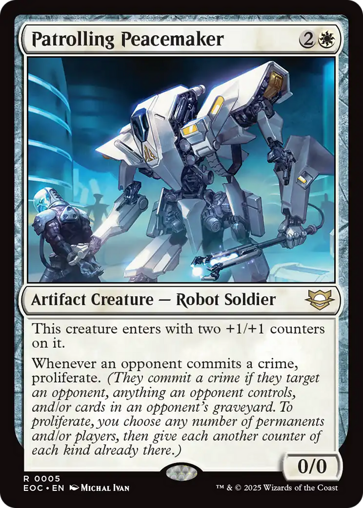 Patrolling Peacemaker [Edge of Eternities Commander] | Gear Gaming Bentonville