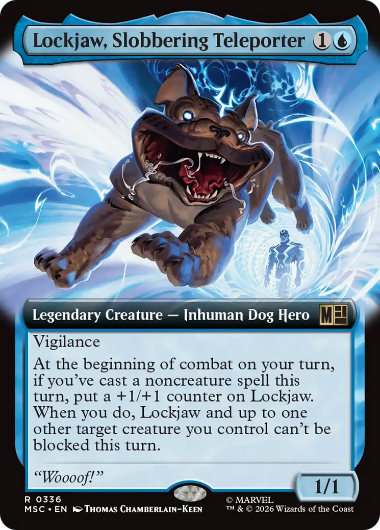 Lockjaw, Slobbering Teleporter (Extended Art) [Marvel Super Heroes Commander] | Gear Gaming Bentonville