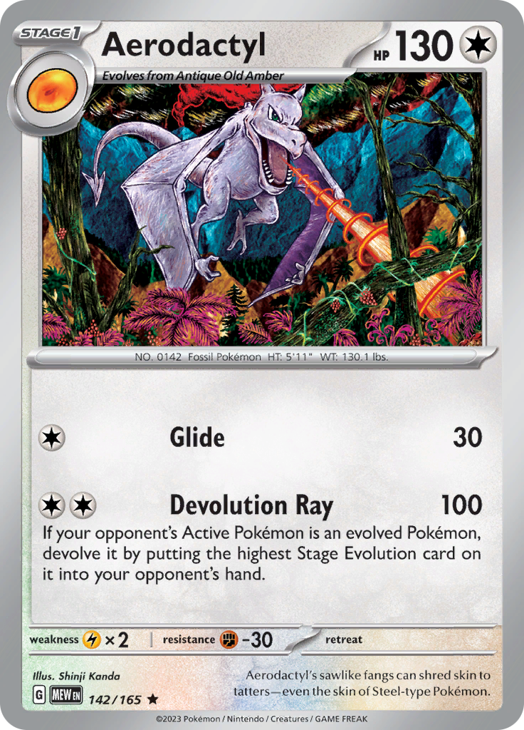 Aerodactyl (142/165) [Scarlet & Violet 151] | Gear Gaming Bentonville