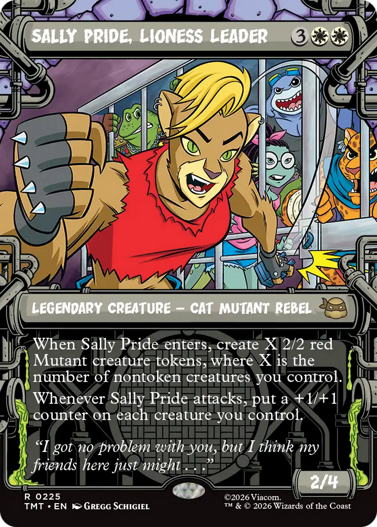 Sally Pride, Lioness Leader (Showcase) [Teenage Mutant Ninja Turtles] | Gear Gaming Bentonville