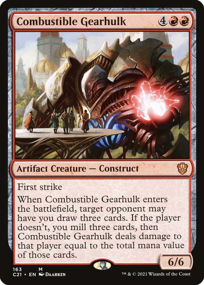 Combustible Gearhulk [Commander 2021] | Gear Gaming Bentonville