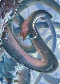 Koma, Cosmos Serpent 1 Art Card [Kaldheim Art Series] | Gear Gaming Bentonville