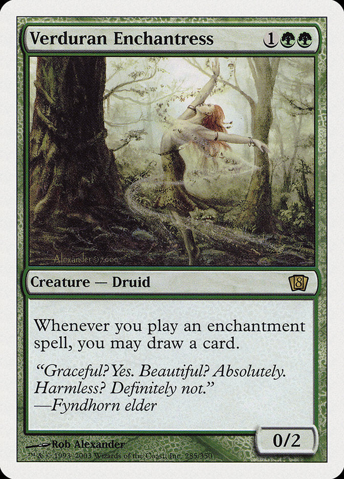Verduran Enchantress [Eighth Edition] | Gear Gaming Bentonville