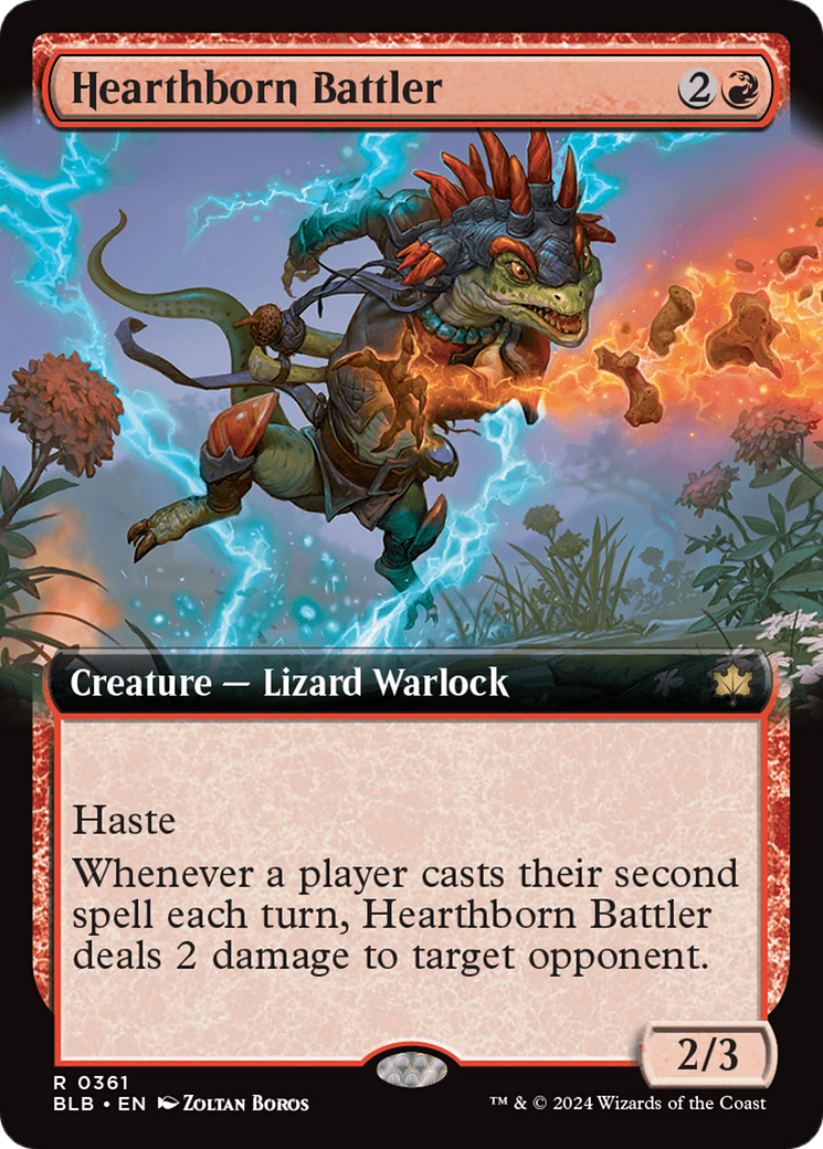 Hearthborn Battler (Extended Art) [Bloomburrow] | Gear Gaming Bentonville