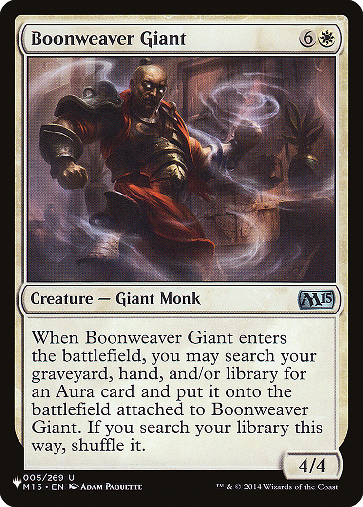 Boonweaver Giant [The List] | Gear Gaming Bentonville