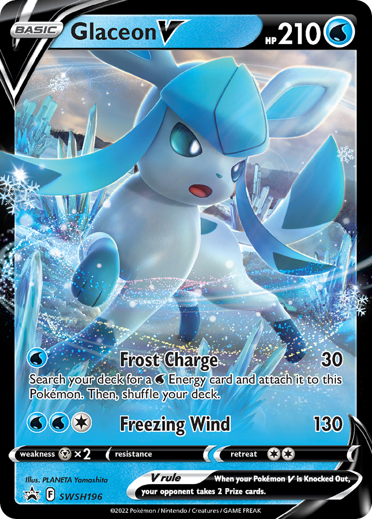 Glaceon V (SWSH196) [Sword & Shield: Black Star Promos] | Gear Gaming Bentonville