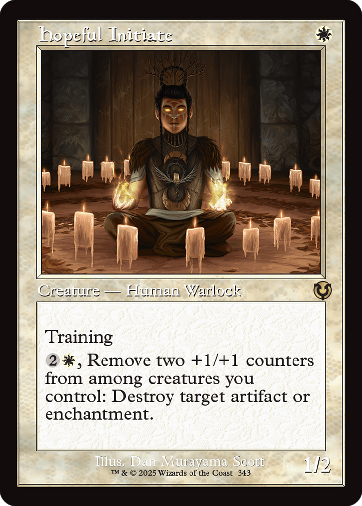 Hopeful Initiate (Retro Frame) [Innistrad Remastered] | Gear Gaming Bentonville