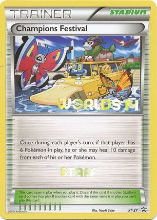 Champions Festival (XY27) (2014 Staff) [XY: Black Star Promos] | Gear Gaming Bentonville