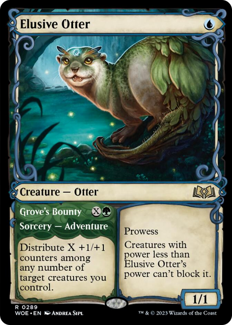 Elusive Otter // Grove's Bounty (Showcase) [Wilds of Eldraine] | Gear Gaming Bentonville