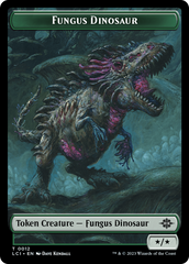 Fungus Dinosaur // Vampire Demon Double-Sided Token [The Lost Caverns of Ixalan Tokens] | Gear Gaming Bentonville