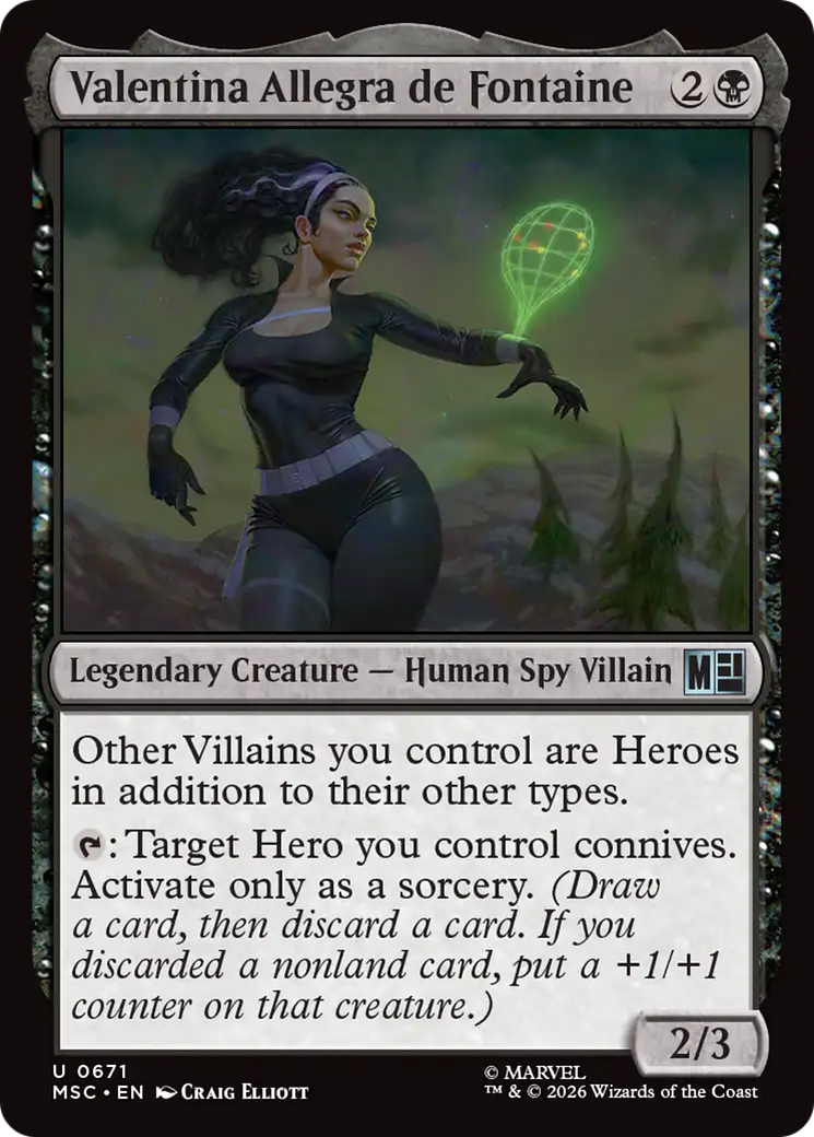 Valentina Allegra de Fontaine [Marvel Super Heroes Commander] | Gear Gaming Bentonville