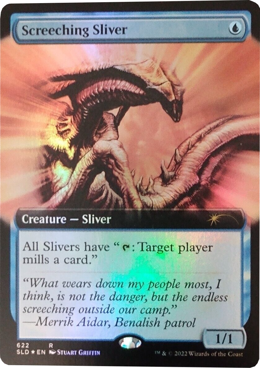 Screeching Sliver (Extended Art) [Secret Lair Drop Promos] | Gear Gaming Bentonville