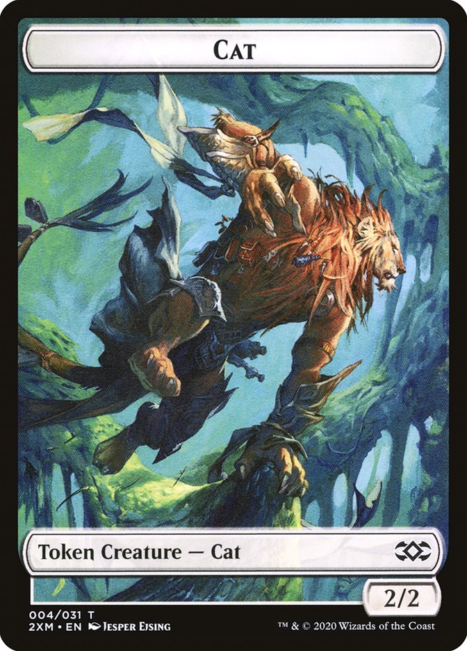 Cat Token [Double Masters Tokens] | Gear Gaming Bentonville