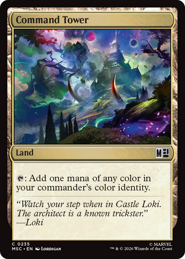 Command Tower (0235) (Surge Foil) [Marvel Super Heroes Commander] | Gear Gaming Bentonville