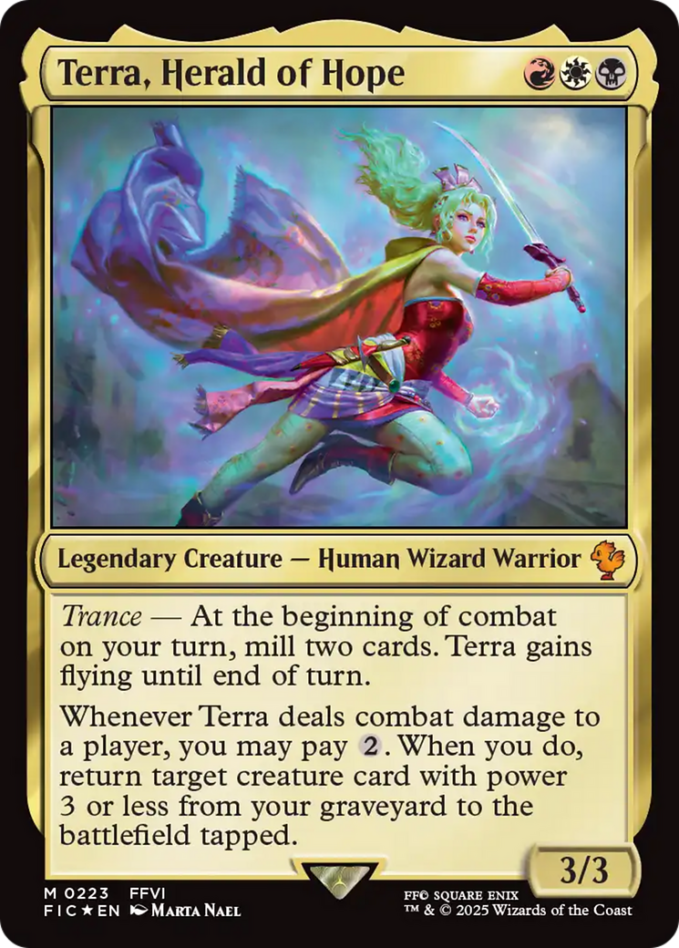 Terra, Herald of Hope (Surge Foil) [FINAL FANTASY Commander] | Gear Gaming Bentonville